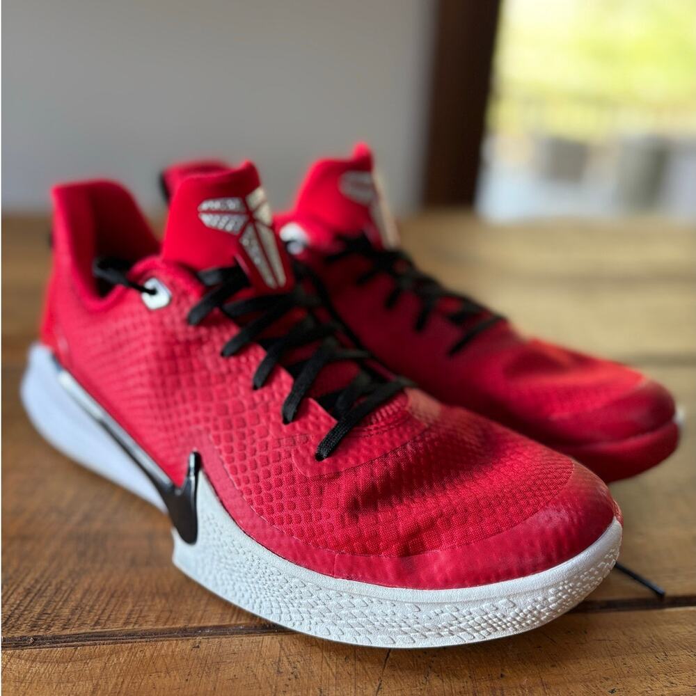 Nike Men Kobe Bryant KB Mamba Focus TB University Red Shoes AT1214 600 Size‎ 9.5